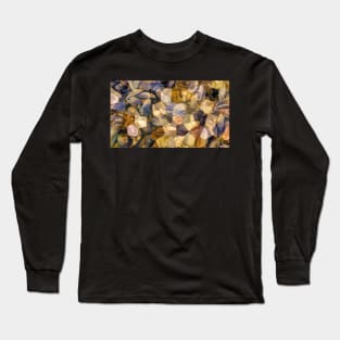 Sea Shore Abstract 10 Long Sleeve T-Shirt